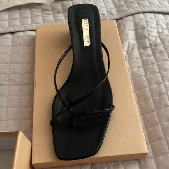 Brand new black strappy heels - Picture 3 of 5